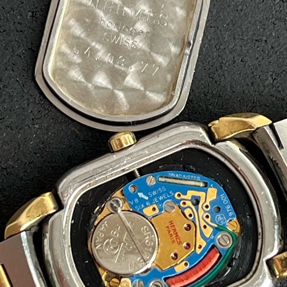 HERMÈS RALLYE 18K Yellow Gold-Plated ladies watch - Picture 17 of 17